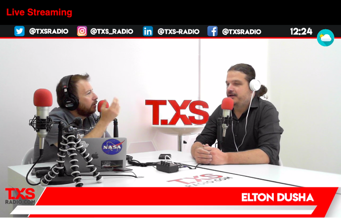 Entrevista a Elton Dusha en TXS Radio